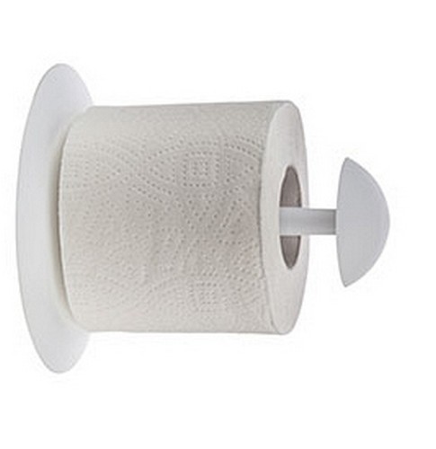 Держатель для туалетной бумаги "Aqua" (снежно-белый) (то)
