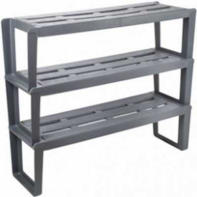 Этажерка для обуви Slip 3-х секц. (мокрый асфальт) (то)