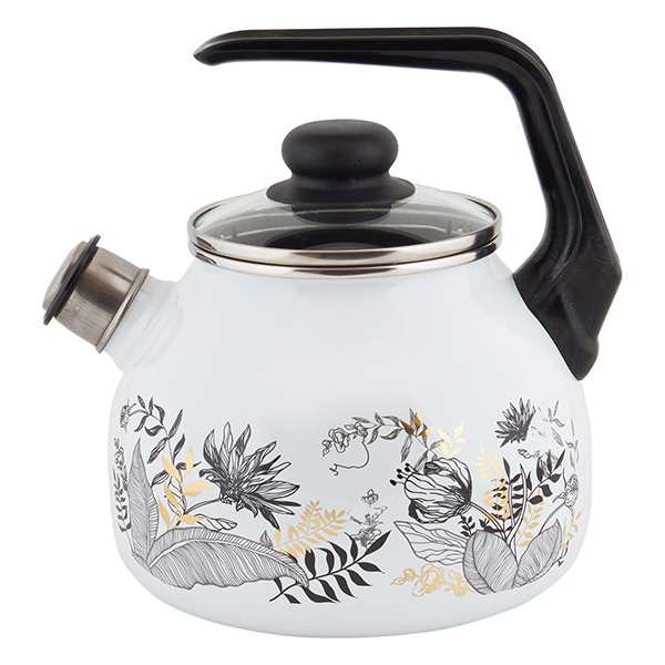 Чайник эмал 3,0л со свистком Botany ТМ Appetite