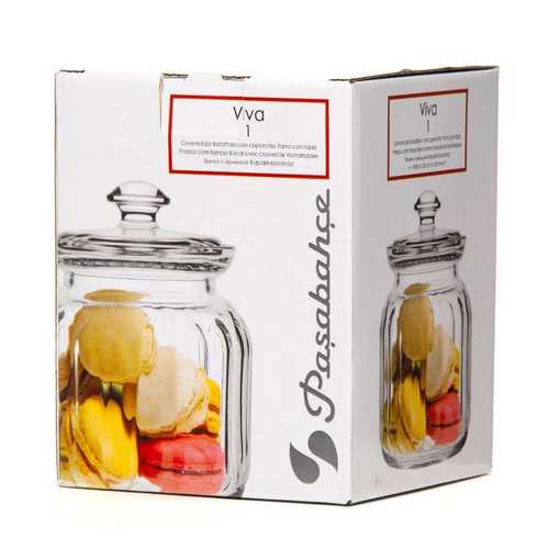 Банка с крышкой 900 мл ВИВА