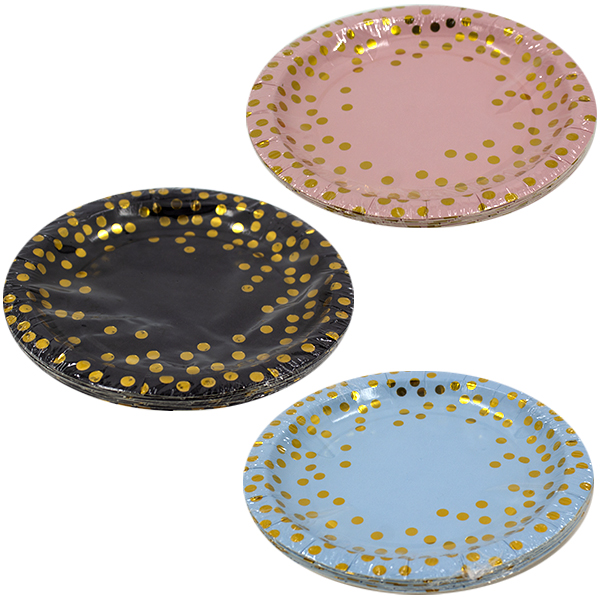 Тарелки бумажные Ø-17см, набор 10шт