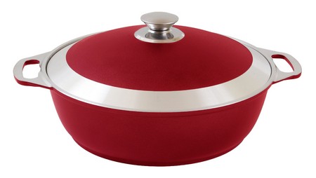 Кастрюля-жаровня 4л ДП (бордо)
