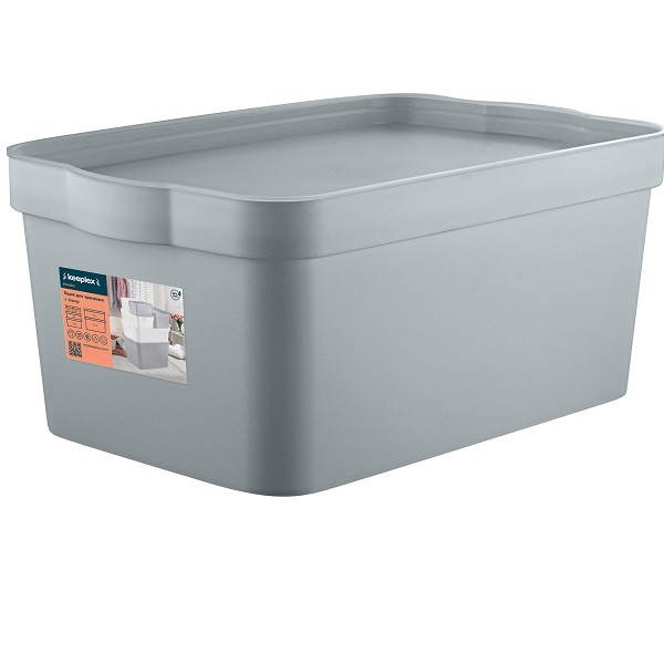 Ящик для хранения 7,5л Trendy серый топаз (то)