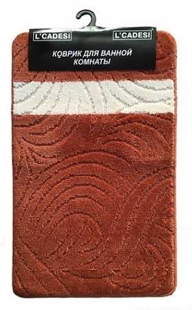 Набор ковриков 2шт. MARATHON из пропилен. 60*100см RUZGARGULU терракот