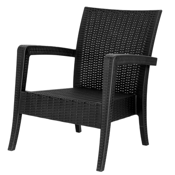 Кресло-диван RATTAN Ola Dom 760х720х890мм (антрацит)