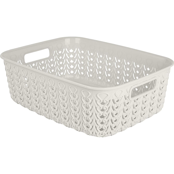 Корзинка "Melange" 268х195х90 мм 3л молочный туман (то)
