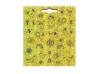 Наклейки пасхальные ГОЛОГРАММЫ ЗОЛОТЫЕ