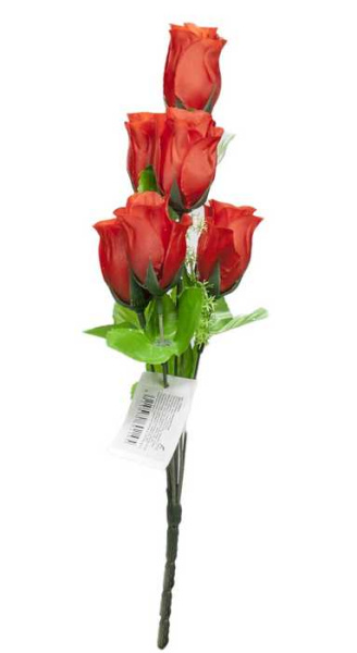 Цветы искусственные Розы 30см