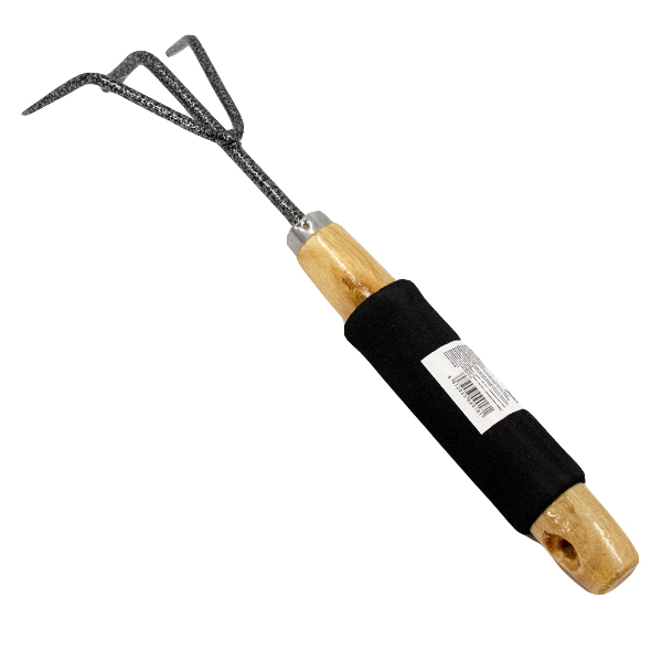 Инструмент садовый 29см РЫХЛИТЕЛЬ (деревянная ручка-антистресс)