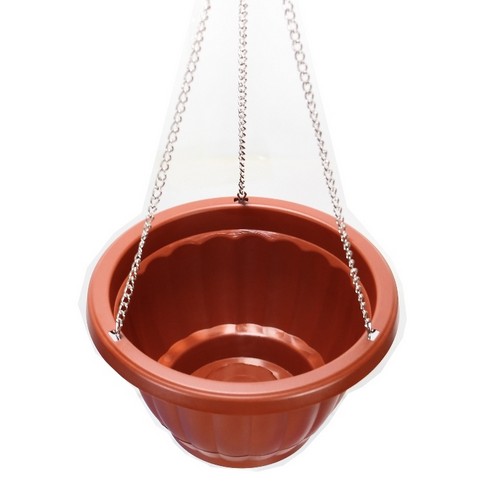 Кашпо ''Афина'' №3 на металлической цепочке 5л