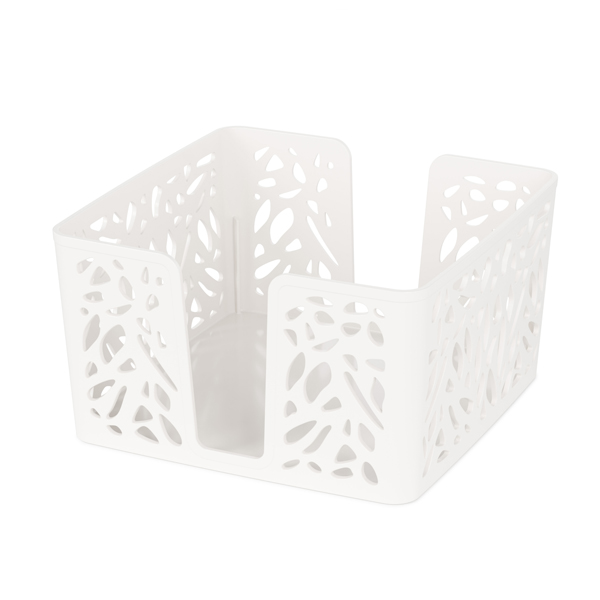 Салфетница "Лира" квадратная (белый) (то)