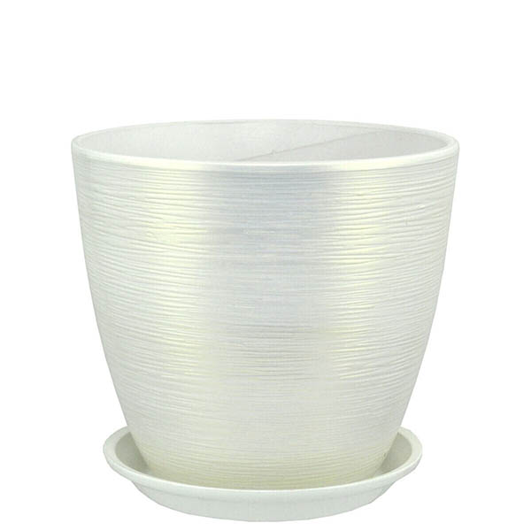 Горшок Перламутр бутон белый 15см (РС 55/2)