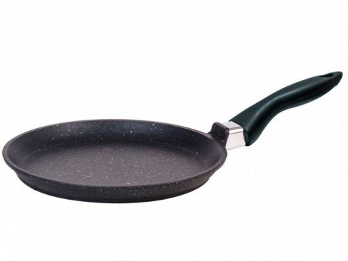 Сковорода блинная 24см "Гранит star"черный гранит с  блеском  а/п