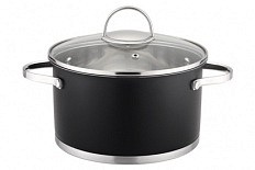 Кастрюля нерж Amanda 3,3л чер ТМ Appetite