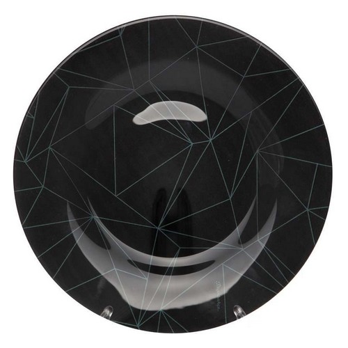 Тарелка упроч.Pasabahce ЛИНЕА БЛЭК 260 мм 3цв. (рис.28980)