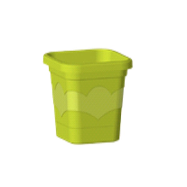 Горшок "Валенсия" Квадрат, D19,  2,9л, фисташка (то)