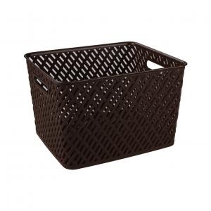 Корзина "Плетенка" 350х290х225 (коричневый) (то)