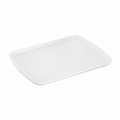 Поднос столовый (395х300мм)(белый)  (то)