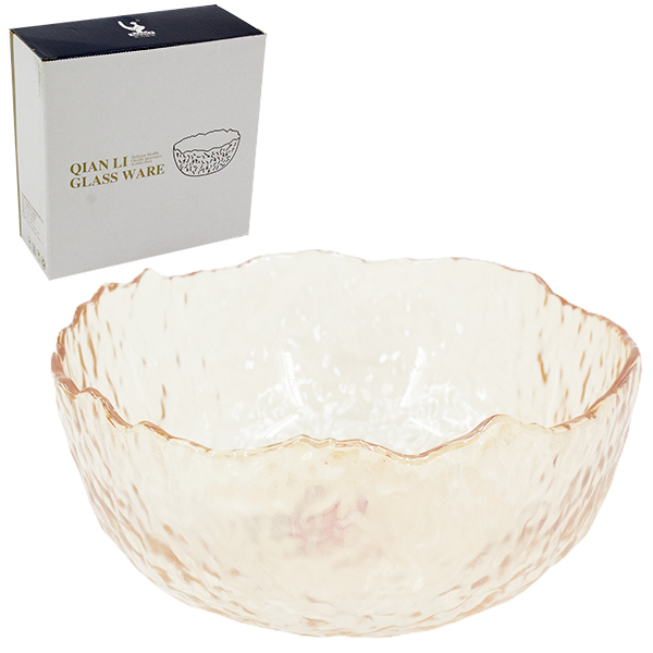 Салатник стеклянный Ø-17см, h-7см