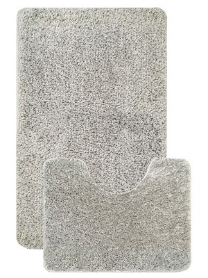 Комплект ковриков  из полипропилена для ванной ANELYA 50x80, 50x40  серый L CADESI Турция