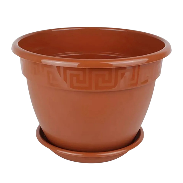 Горшок "Антик", D36 с поддоном 16,6л терракот