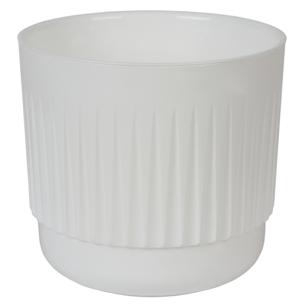 Горшок Бета 1,4л с вкладкой Белый