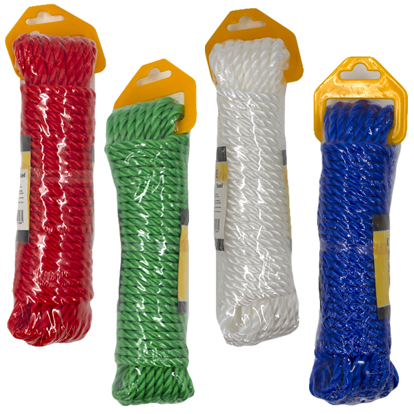 Веревка нейлоновая 6мм*10м (полиамид)