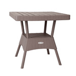 Стол квадратный RATTAN Ola Dom 785х795х225 мм (серый)