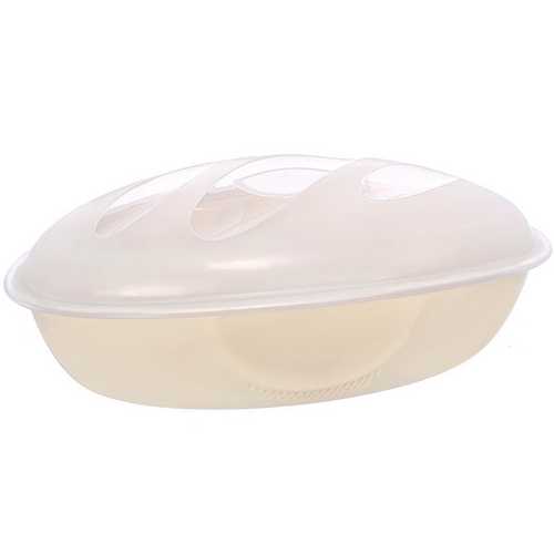 Хлебница 360*210*145мм бежевый (то)