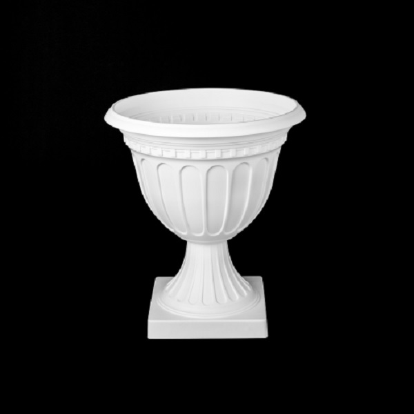 Вазон "Олимпия" 12л. на выс. ножке (белый) (то)