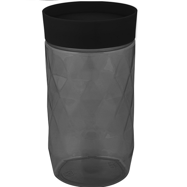 Банка для сыпучих продуктов BLACK 1л круглая (то)