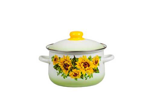 Кастрюля конич.  4л  ПОДСОЛНУХИ 