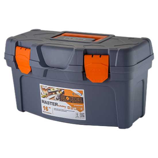 Ящик для инструментов "Master Economy" 16" серо-свинц./оранжевый