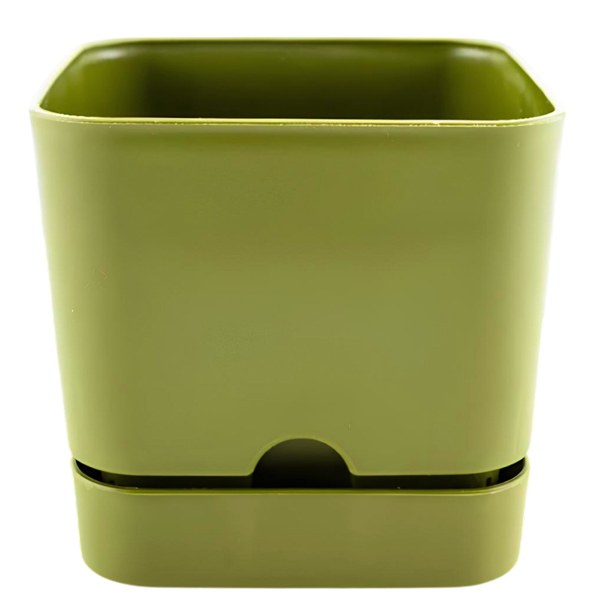 Горшок "Квадрат" Гранд, D19, 5,5л, папоротник