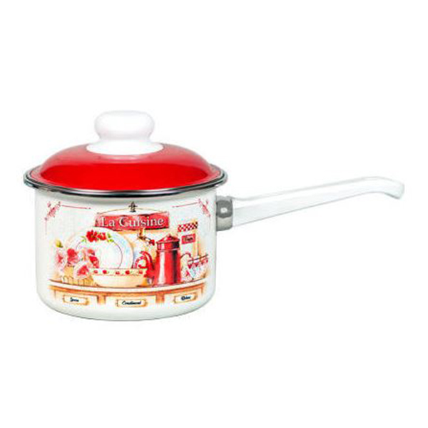 Ковш эмал 1,5л цил с/кр La Cuisine ТМ Appetite