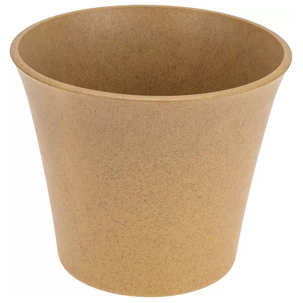 Горшок Лотос Эко 2,5л с вкладкой Горчичный