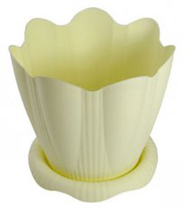 Горшок "Эдельвейс" 9.5л Д=29см с поддоном (то)