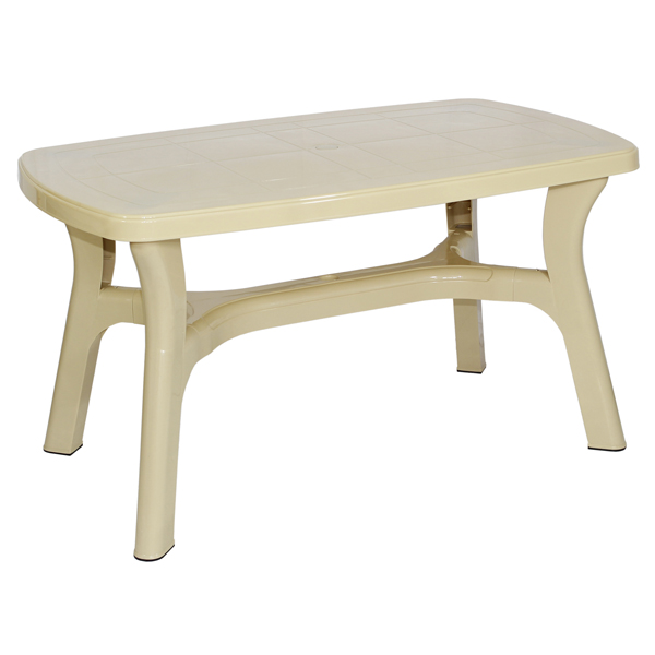 Стол Садовый 1350*805*730  бежевый (то)