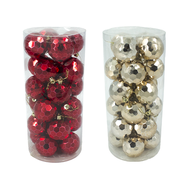 Шары елочные 6см, 24шт