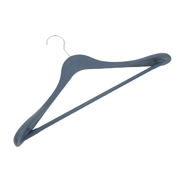 Вешалка для одежды 44*22см, пластик (серо-синий)
