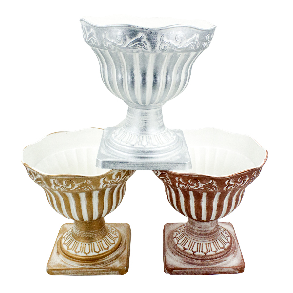 Кашпо-вазон напольное АФИНА D30xH30см