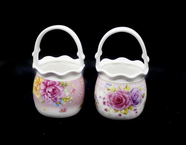 Конфетница (корзинка керамическая) 8*14см