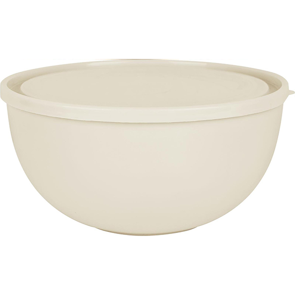 Салатник Galaxy 4л с крышкой молочный туман (то)