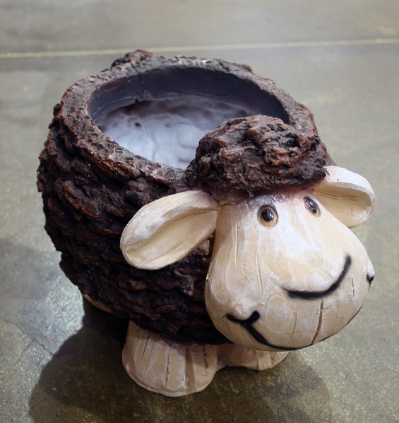 Овечка кашпо-дерево