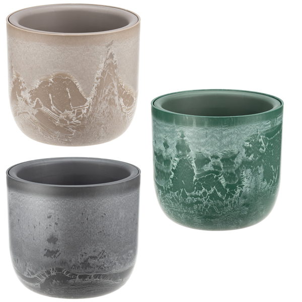 Кашпо МИКРИТ D150мм 1л со вставкой (то)