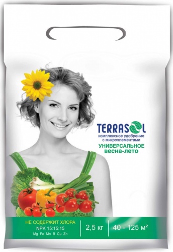 Удобрение минеральное сухоеTerraSol Унивесальное вес-лет 5кг