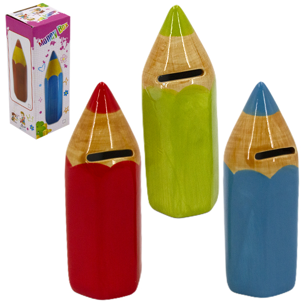 Копилка керамическая КАРАНДАШ МАЛЫЙ h-16см Ø-5см