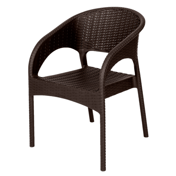 Кресло RATTAN Ola Dom 580х620х805мм (коричневый)