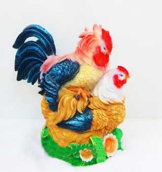 Петух с курицей