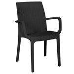 Стул RATTAN Ola Dom 585х560х855мм (антрацит)